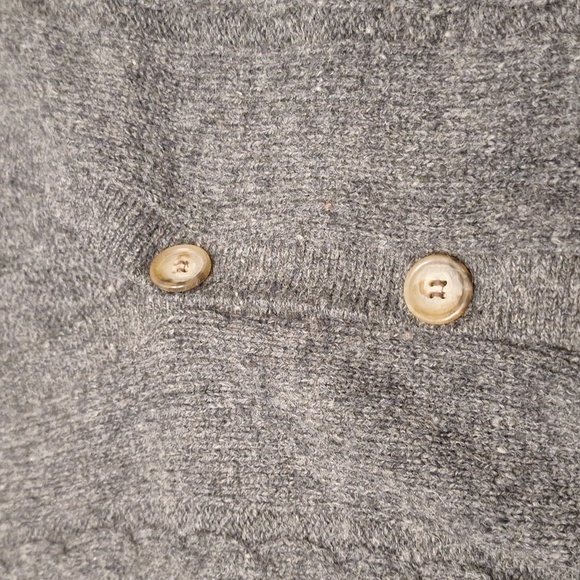 Vintage Jantzen Gray Button Closure V-Neck Grandpa Vest L - Picture 4 of 5